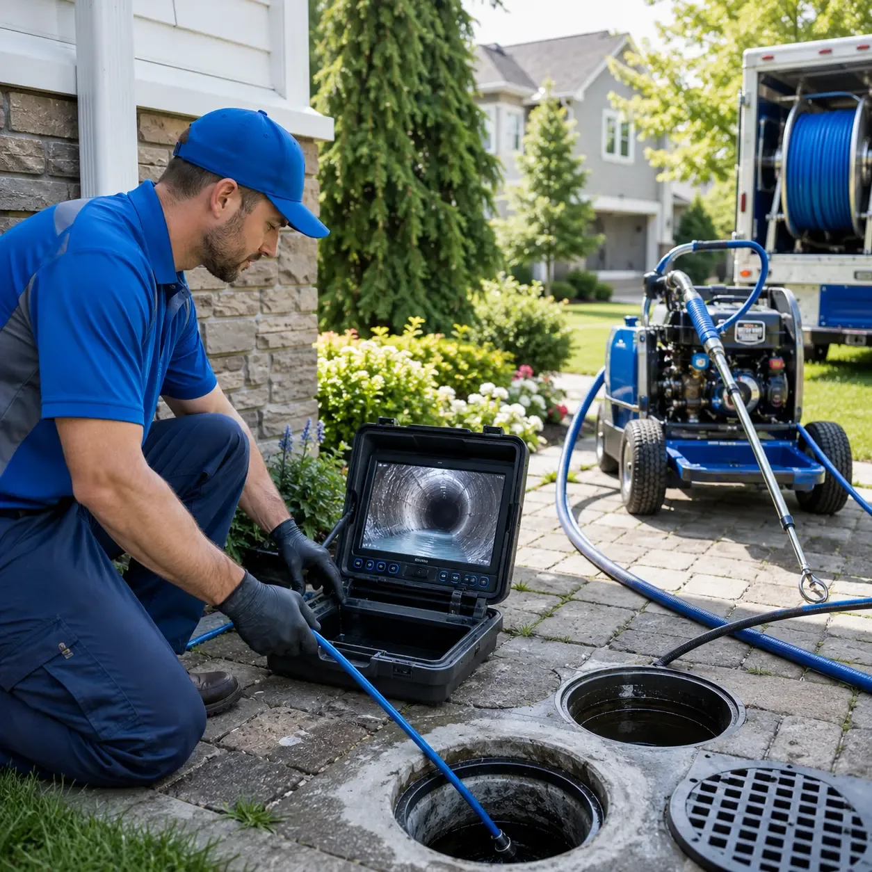 Outdoor drain cleaning professionals serving Irvington, NJ